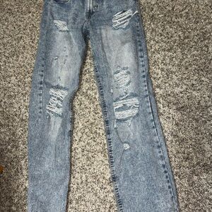 Refuge Denim Light Blue Jeans